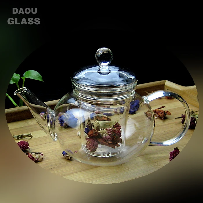 
HOT SALES glass teapot with infuser,multi-purpose heat resistant Clear Pyrex teapot , Coffee Pot Juice Kettle,300ml 600ml 