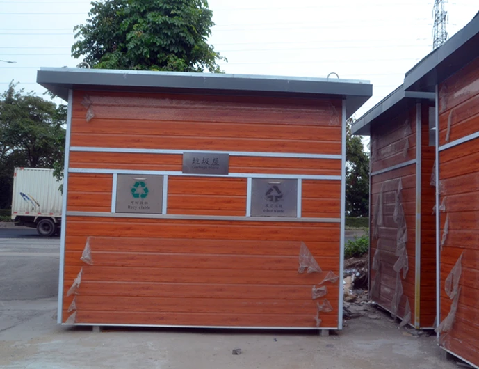 Custom foshan low cost heat resistant modern container light steel luxury small prefab house villa for warehouse