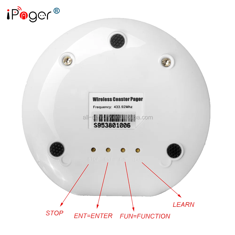 Easy to use table caller wireless buzzer queue waiting system
