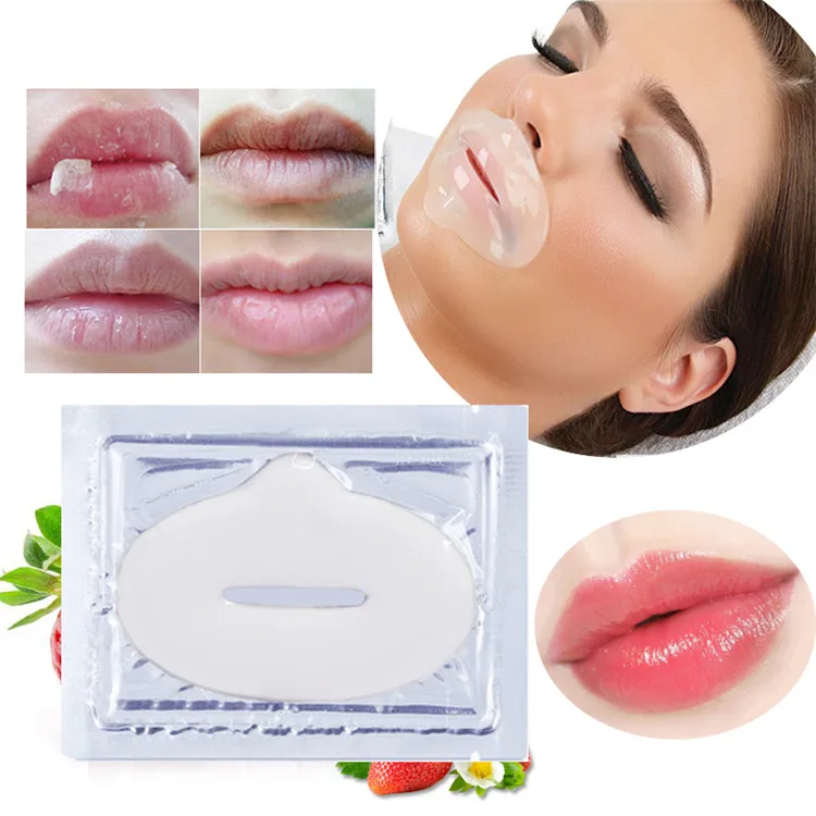 New Lip Care Crystal Gel Anti-wrinkle OEM Private Label Collagen Gold Lip Mask