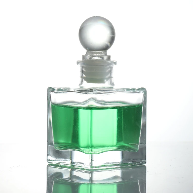 
Wholesale empty car round diffuser aroma clear glass bottle aromatherapy essential oil bottles 