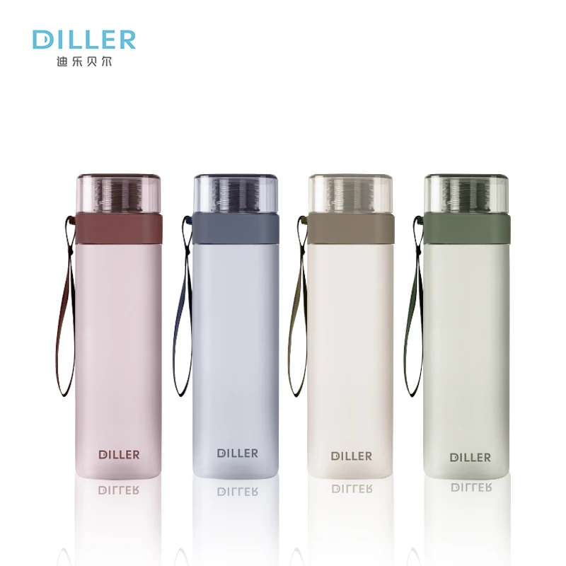 
High quality plastic sport drink square water bottle water bottle 