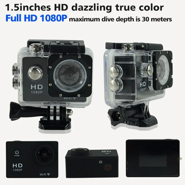 Wifi SJ4000 Hd спорт водонепроницаемый Full Hd 1080 P полный Hd спорт водонепроницаемая камера Sj5000 ремо