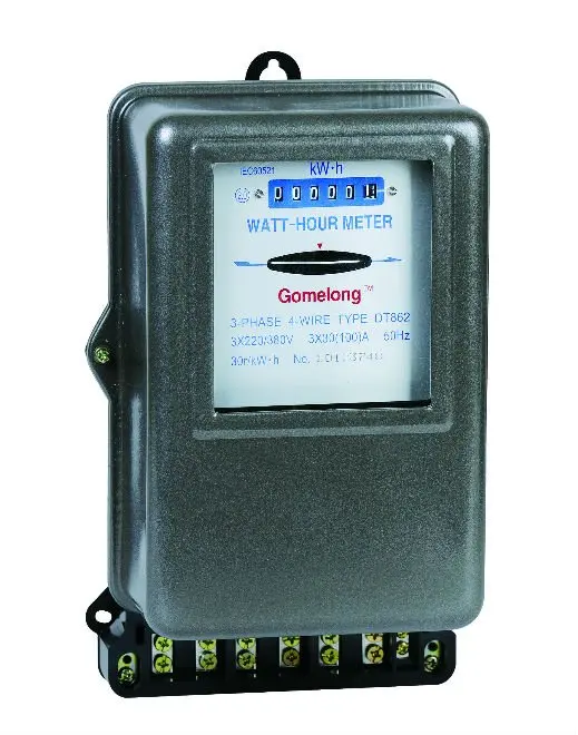 DD86 Электрический счетчик кВтч 3 фазы