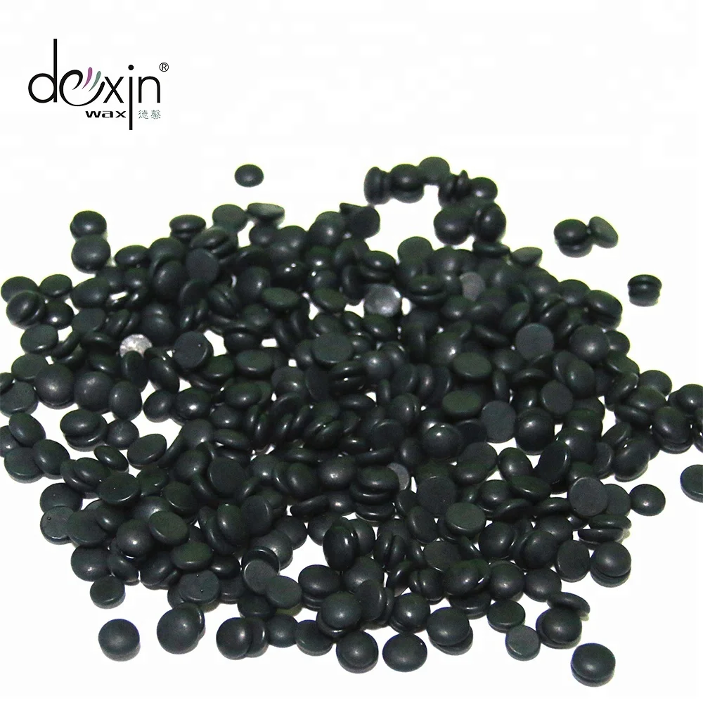 OEM Factory Black Hard Bead Wax 1000g Depilatory Wax Beans For Eyebrow & Nose Soft Hair Removal