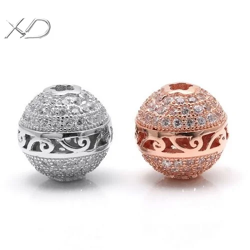XD P691-692 Charm 925 Sterling Silver Guangzhou Bead for Jewelry Necklace with beads  jewelry accessories diy beads
