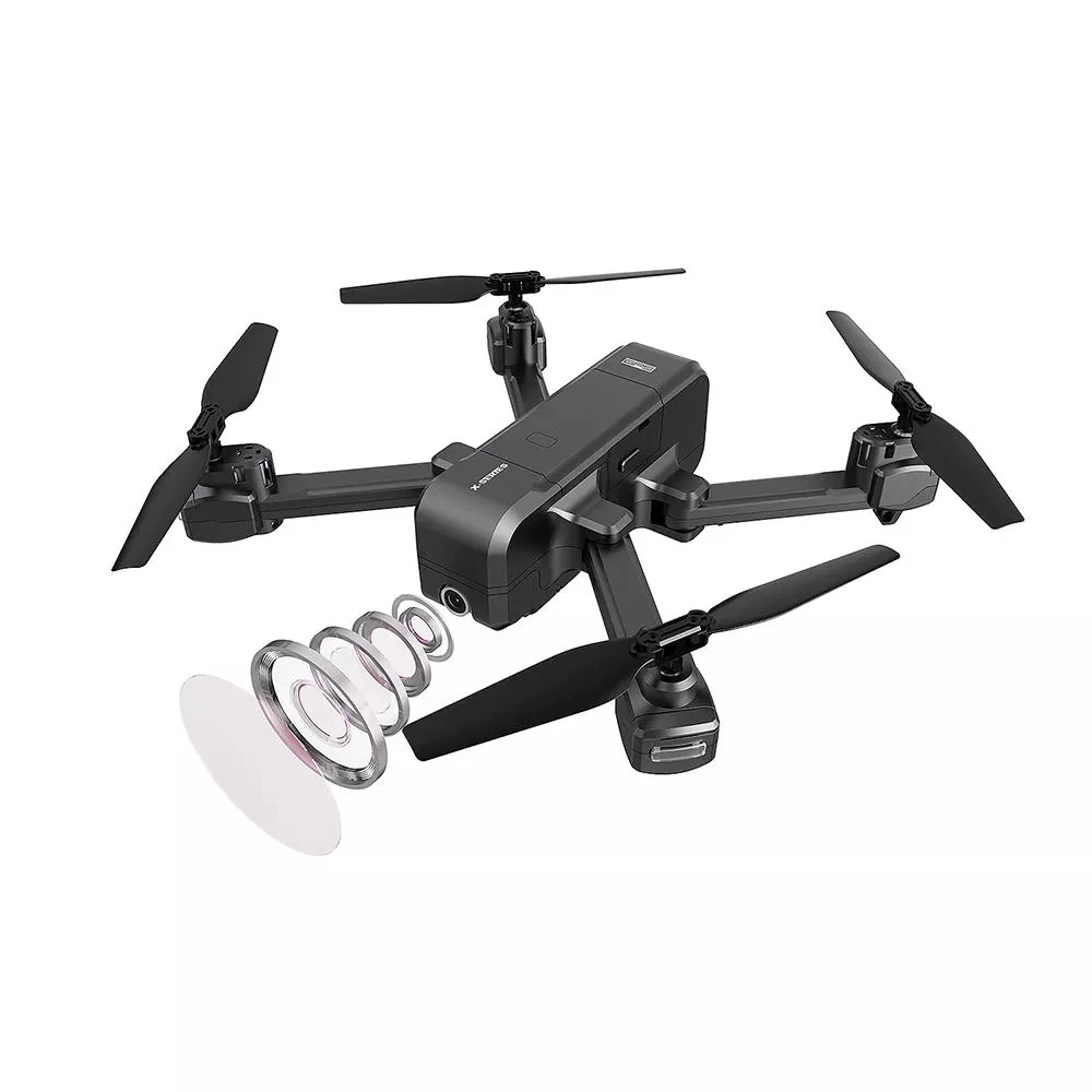 Складной Радиоуправляемый квадрокоптер MJX X103W 5G WIFI 2K камера GPS