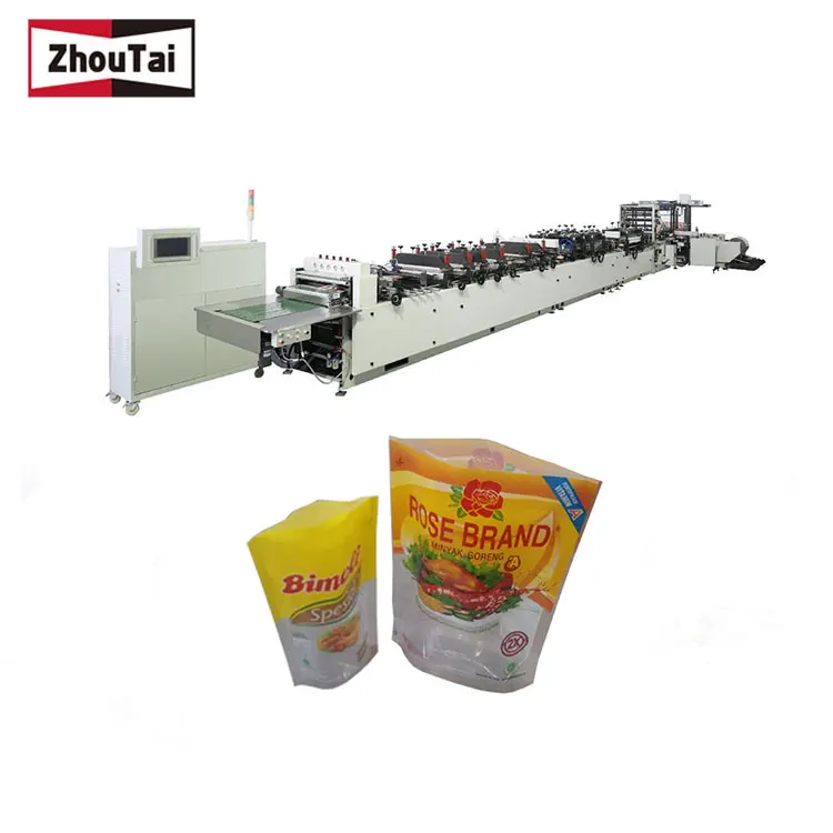 
China Goods automatic paper bag pouch packing making machine 