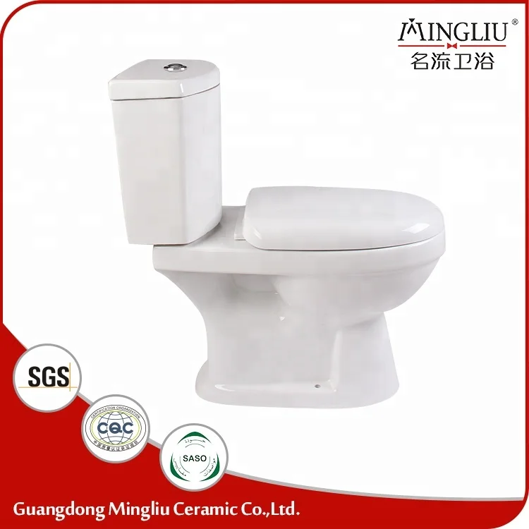 China Promotional Floor Mounted Two Piece Ceramic Vip Bathroom Toilet Set