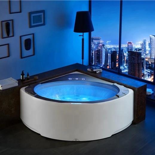 59 inch corner round shape shower best jet spa bath bathroom massage bathtub