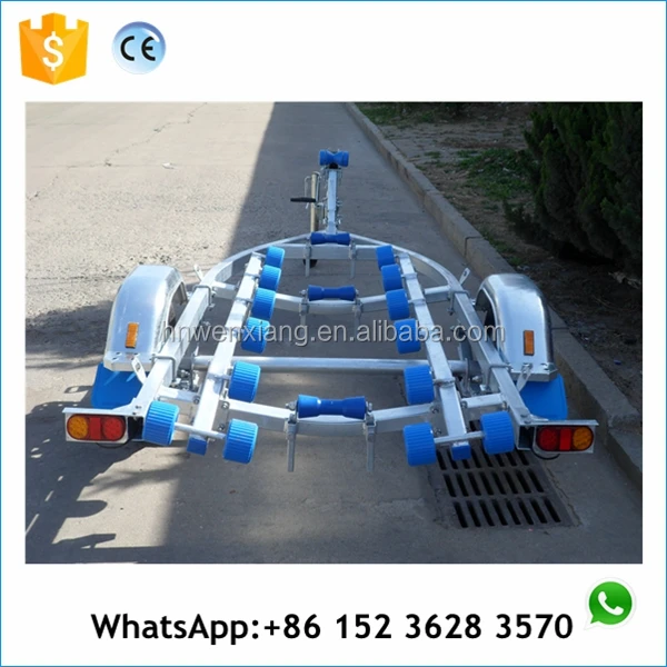 7,1 м горячеоцинкованный длинный Лодочный Прицеп с роликами для Европы