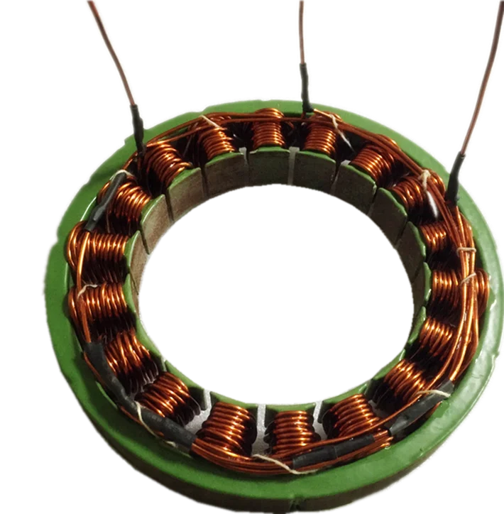 Сердечник обмотки статора с ламинированным двигателем