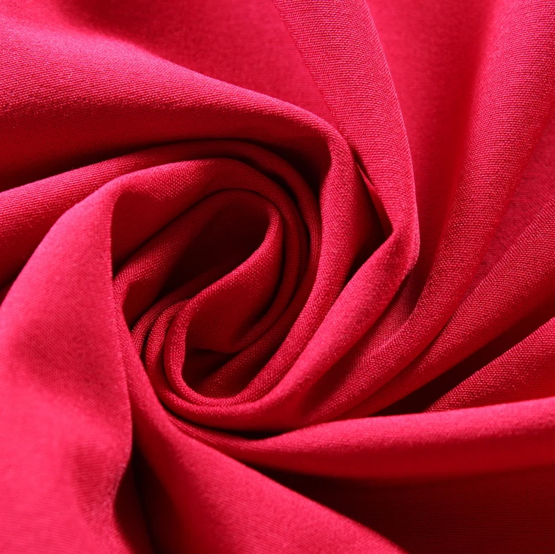 100 D 100% polyester 4 way stretch woven fabric + 3 layers transparent film and plush fabric for clothing sports fabric