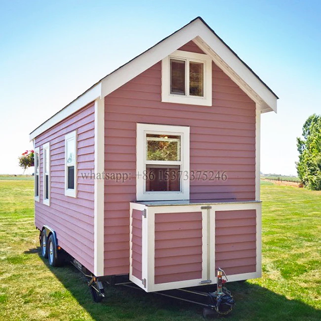 8*32 pink tiny house by JM