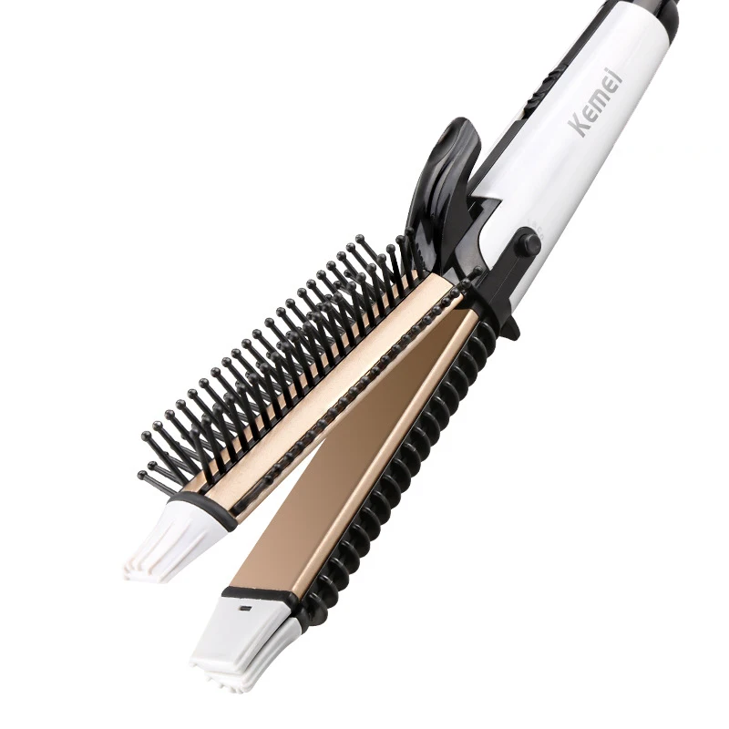 Kemei KM-6822 New 3 in 1 style hair curler professional 35 Watt curling iron automatic styling tools curling Wholesale