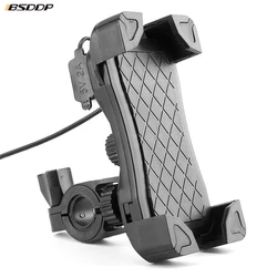 RH-G0109 USB Charger Phone Holder Bike Motorcycle Bike Universal Bicycle Mobile Cell Phone Mount Gps Stand Handlebar Socket