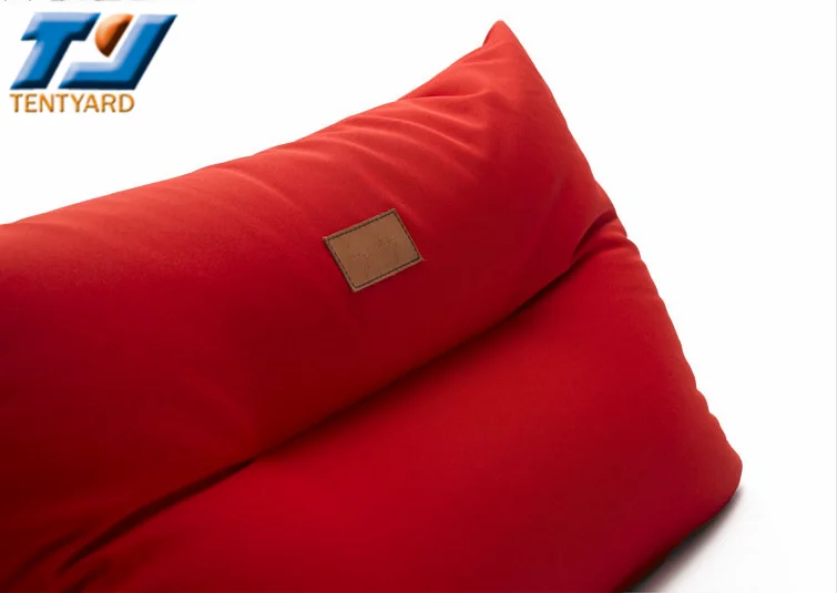 Red modern adults gaming commercial living room custom printed bean bag chairs