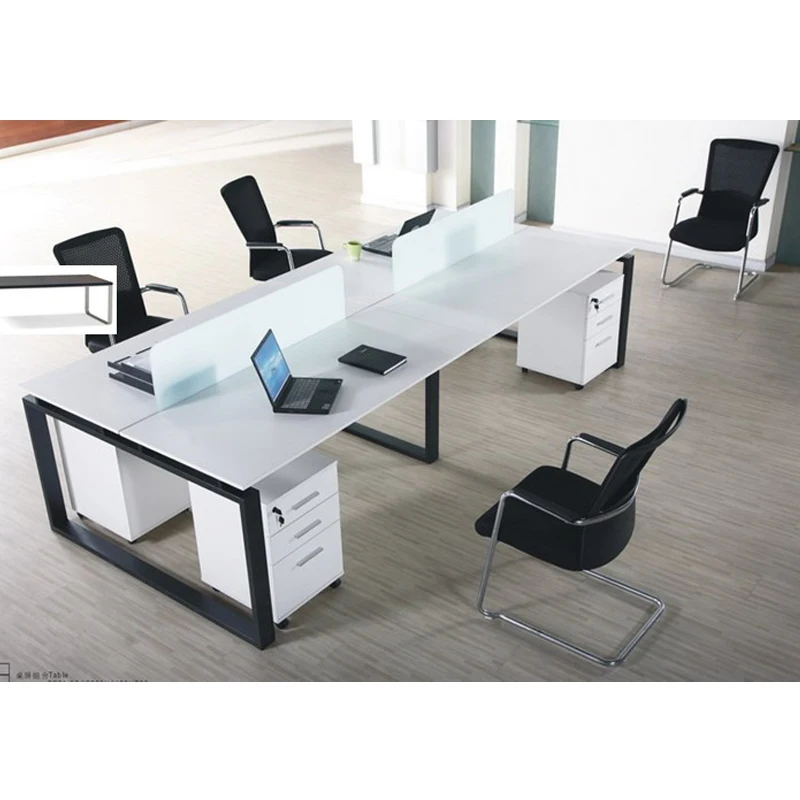 Modern Commercial Office Furniture Parts Table Legs Table Frame Durable Workstation Cable Management Steel Workstation Desk Iron