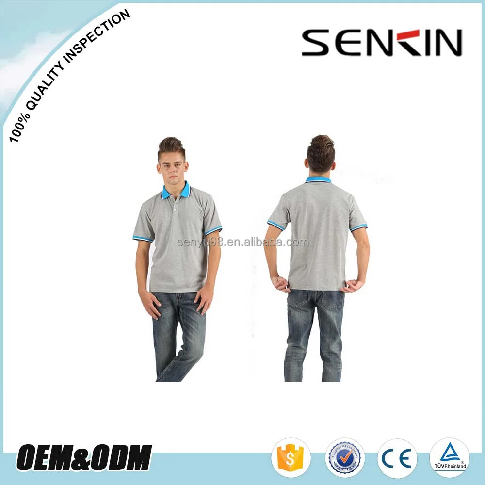 Factory Price Cotton Couple Polo Shirt Custom Orange Collar White T Shirt Plain POLO SHIRT