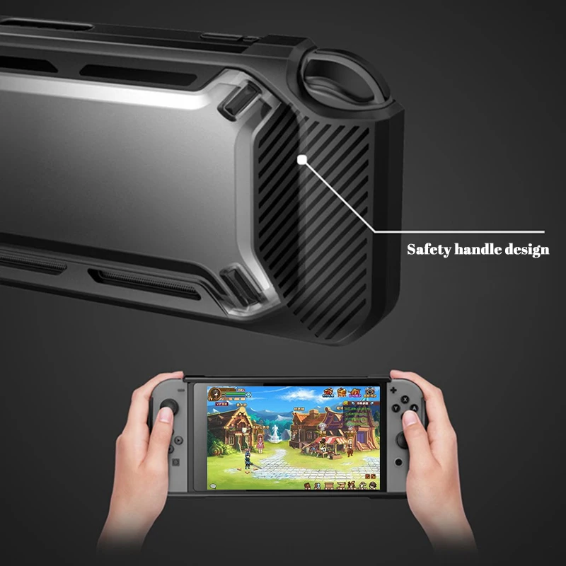 
High-Quality Rubber Hard Case Protect Your Controller From Collisions and Scratches for Nintendo Switch Provide Carton Packaging 