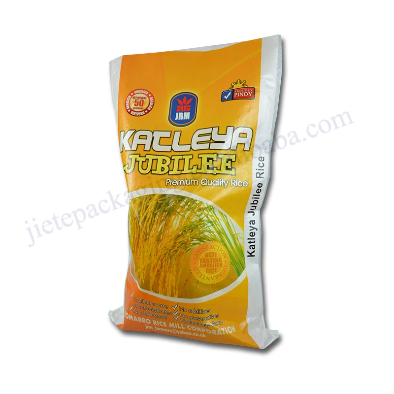 Hot sale cheap price 50kg white pp woven rice packing bag export Dubai and Pakistan