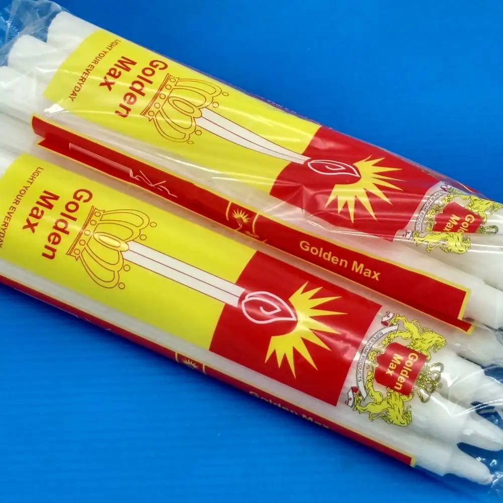 
white fluted stick/spiral/taper candles candles wholesale factory 