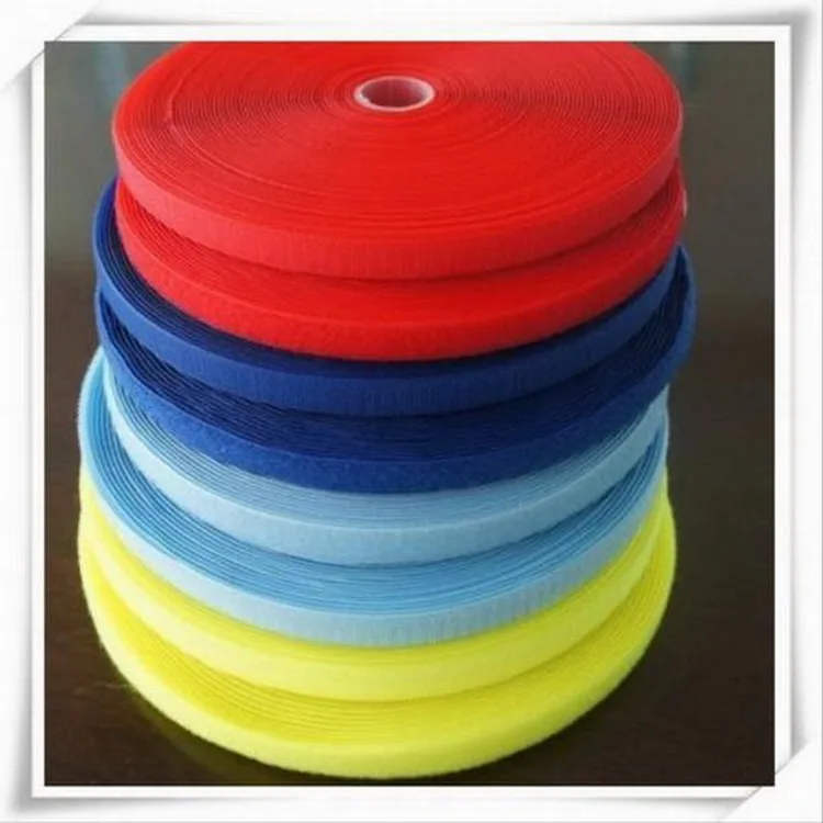 Factory 100% Nylon special iron on heat hook and loop fabric