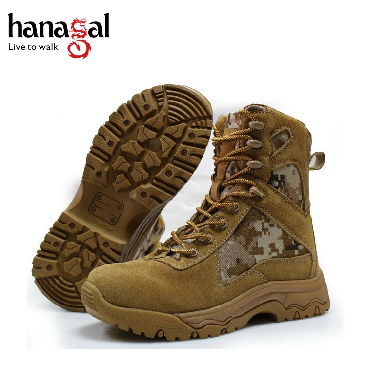 Good design breathable coyote anti-sip women army combat tactical boots