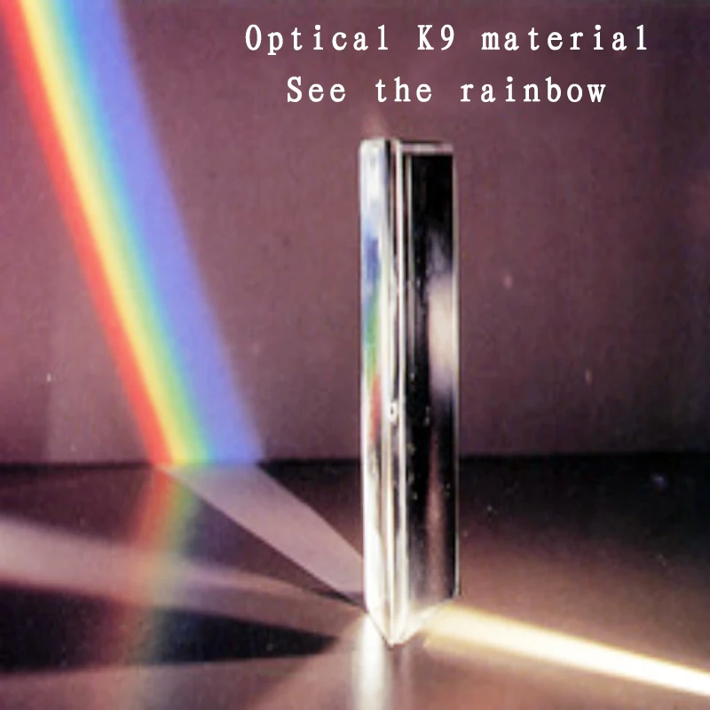 Свет рассеивается через правый угол стекла Prism