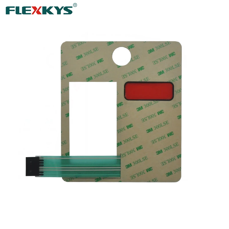 2.54mm jack flat keyboard tactile membrane switch keybooard with RGB film for drum