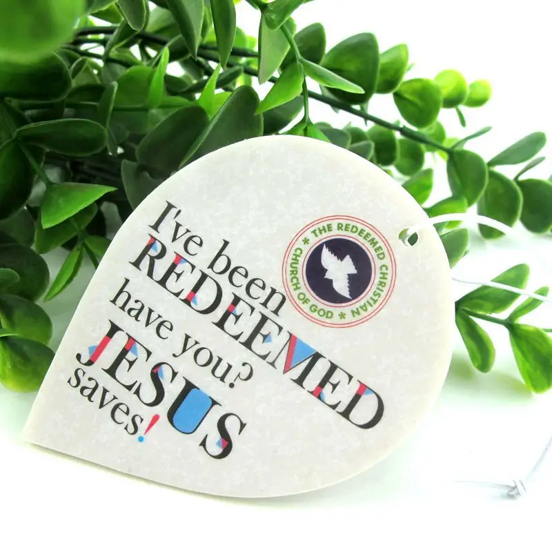 2024 Hot Sale Custom Shape Air Freshener Paper Material Car Decoration Chinese Wedding School Graduation Halloween Ramadan