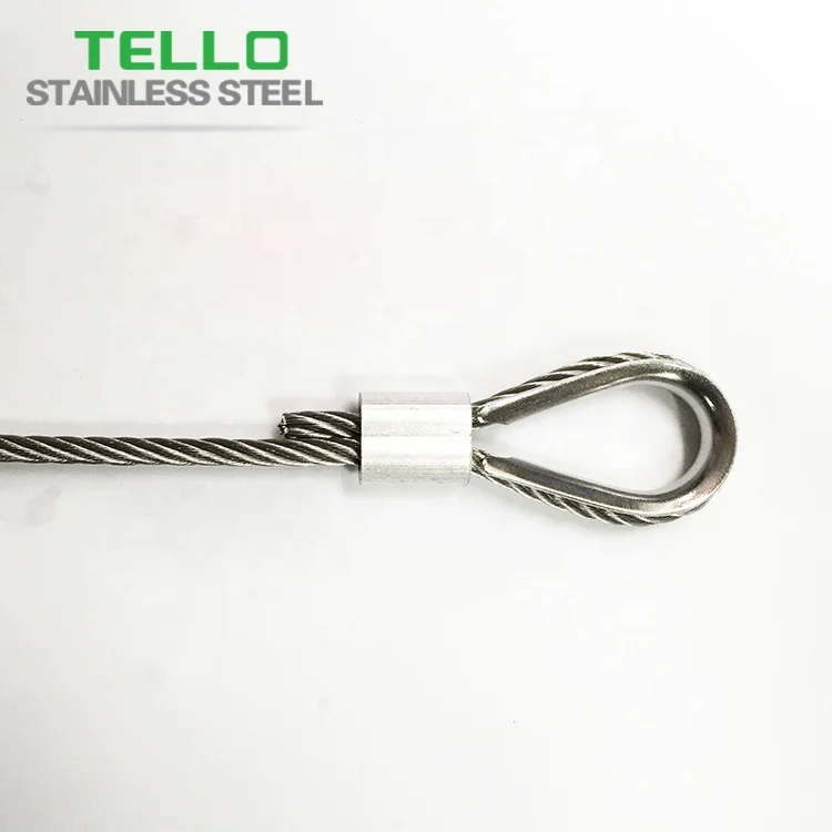 
PVC / Nylon coated stainless steel wire rope 