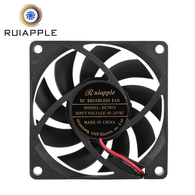 
UL ROSH CE certified 7015 plastic 12v or 24v dc brushless cooling fans 