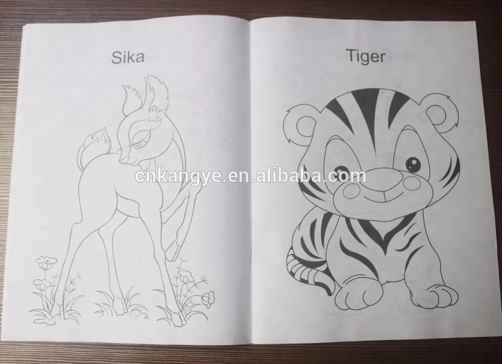 
2020 attractive appearance high quality fashion coloring children book printing 