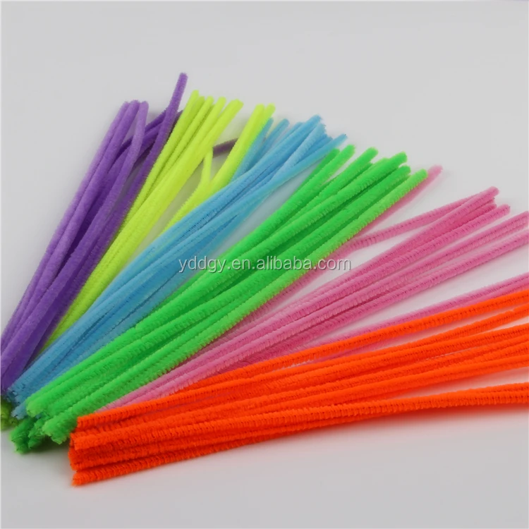 Factory supply DIY crafts pipe cleaners and pompoms suits toys for kids or wedding party decoration