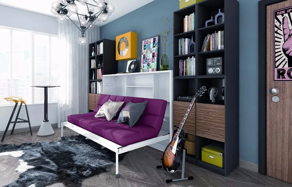 Fitting wall mounted murphy bunk beds with Gas spring