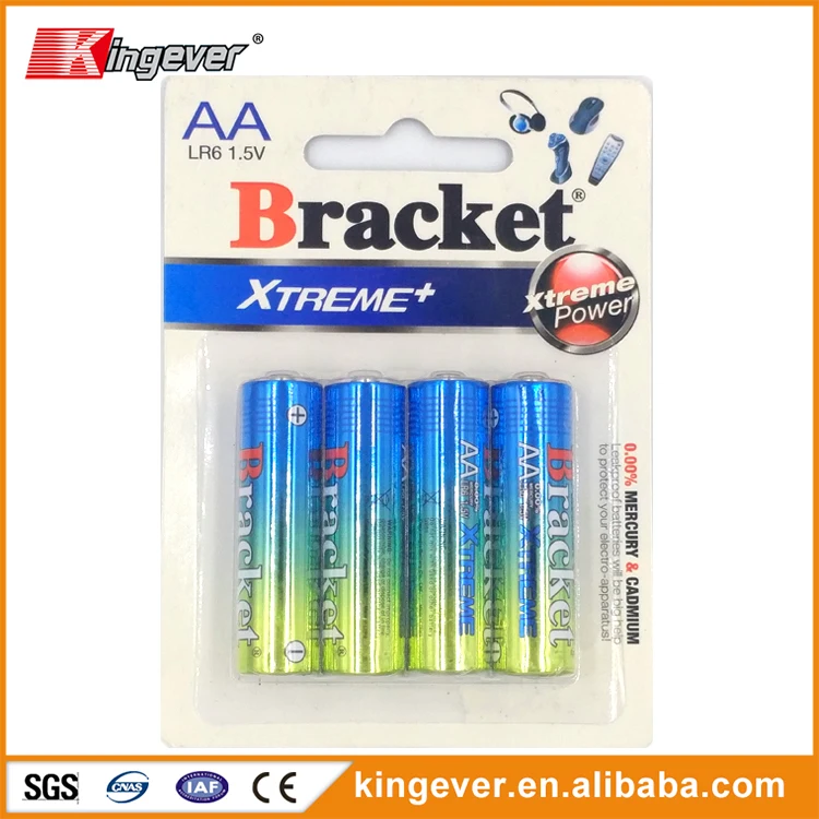 Metal Jacket IEC LR6 AA Alkaline Battery