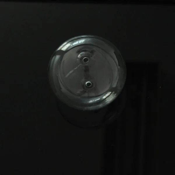 2018 лампворк ручной работы, плоские круглые прозрачные стеклянные Полые бусины