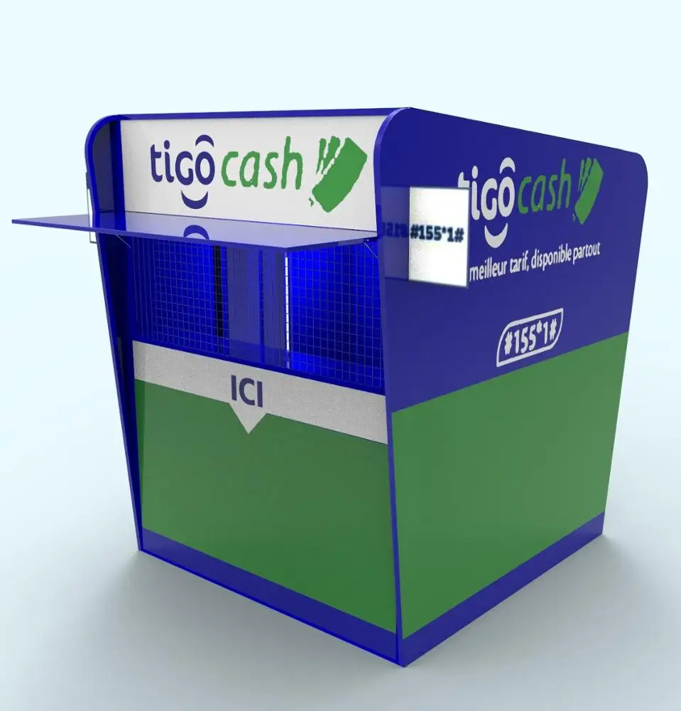 Tigo outdoor mini shop kiosk