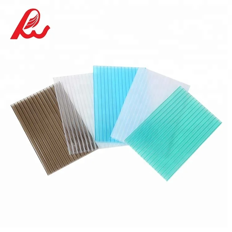 new style stylish clear PC plastic hollow board roof tiles