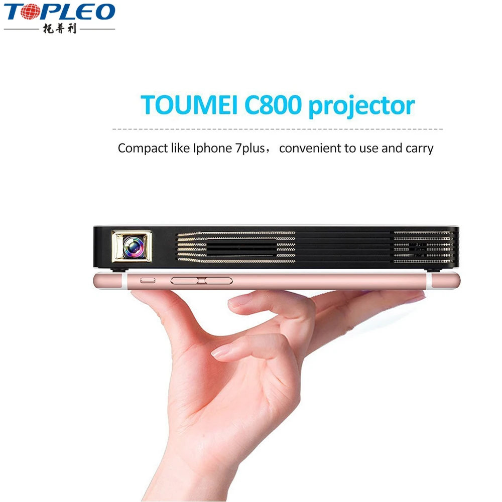 Portable Intelligent focus Keystone Correction DLP holographic laser mini led projector