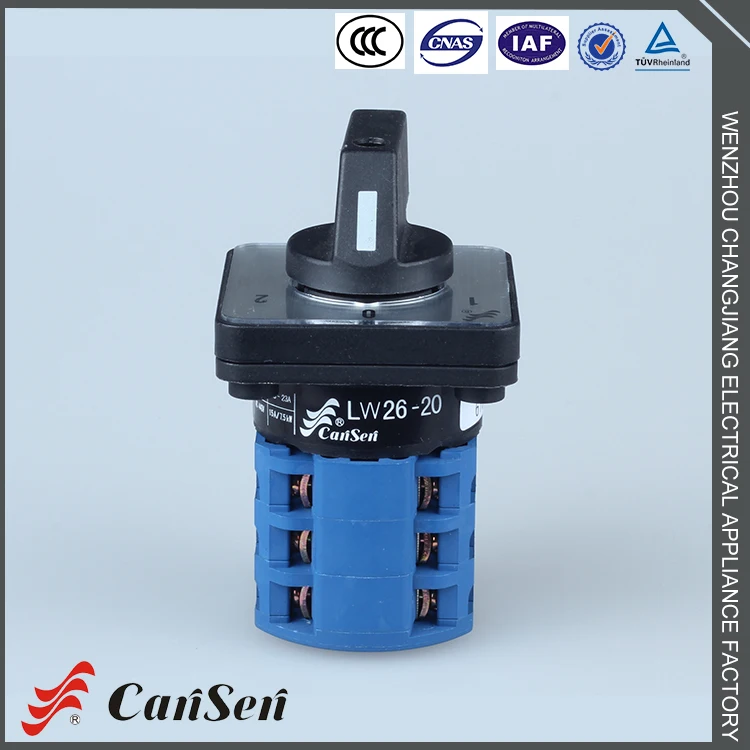 LW26-20 1-0-2 3 P 20A Универсальный пользовательский ручного переключателя