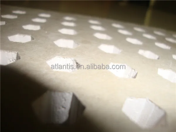 
Hole Designs Square Soundproof Acoustic 60*60 Gypsum Board Ceiling Tiles 