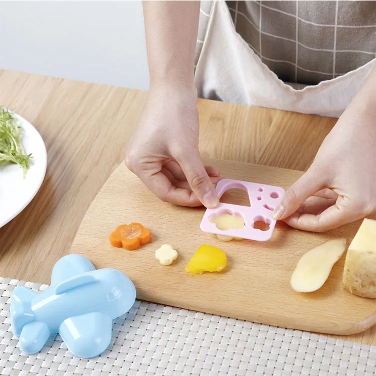 Rice Mold Vehicles Lunch Bento Decoben  Blue Airplane