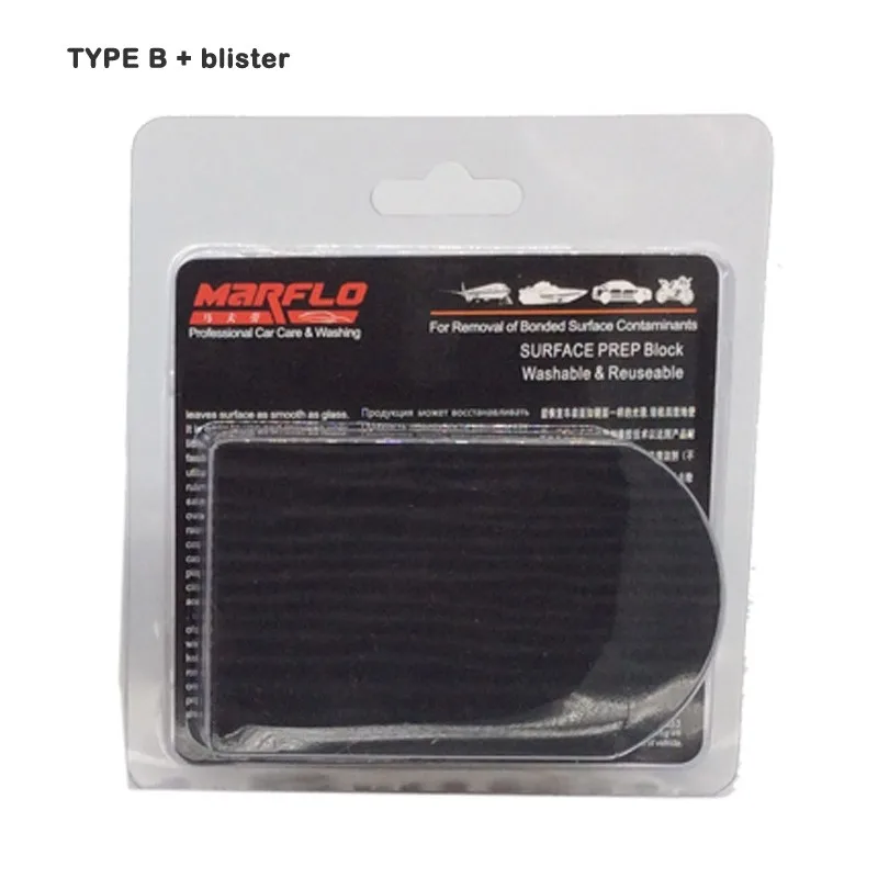 
Customize Magical Car Washing Clay Block Car Clean Compressed Wavy Sponge Clay Auto Scrub Buffer Multi-use Clay Sponge BT-6033 