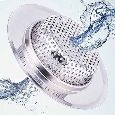 2 PCS Stainless Steel Kitchen Sink Strainer With Customized Package