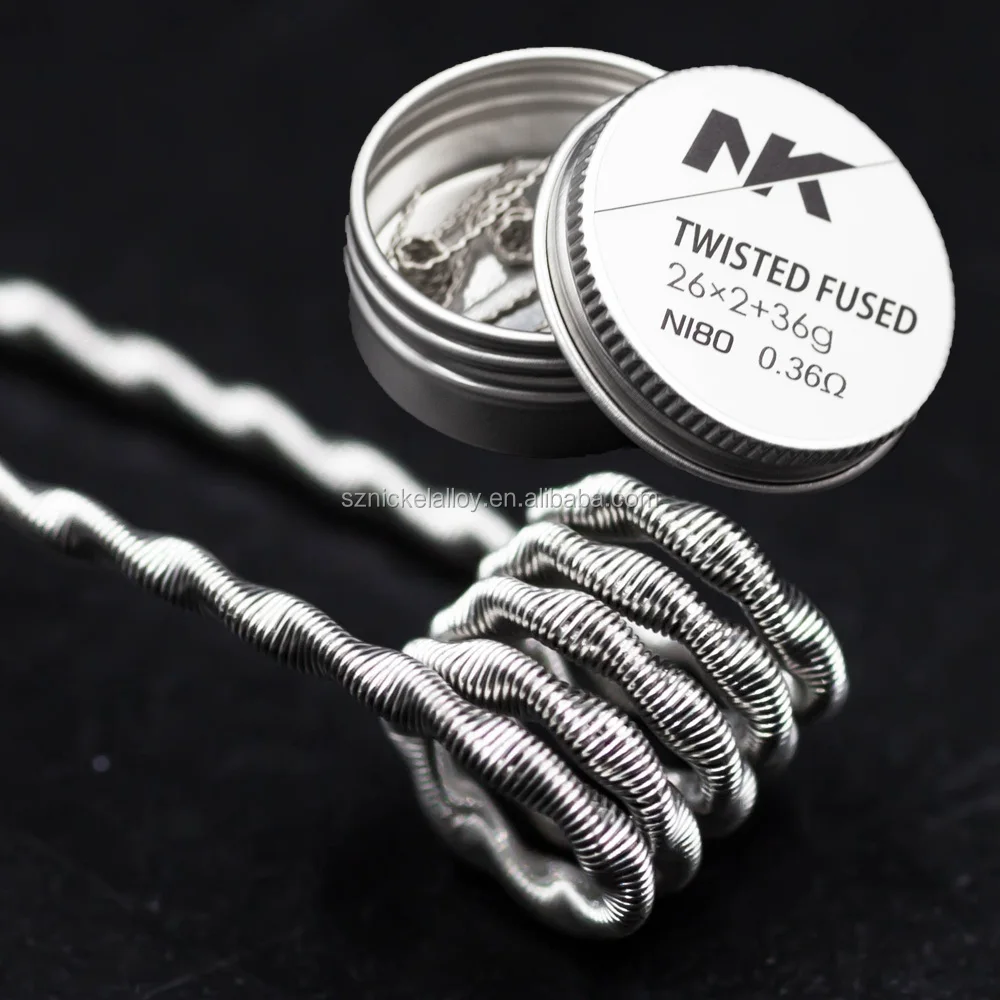 NK prebuilt coil fused alien clapton wire vape atomizers premade vape coils