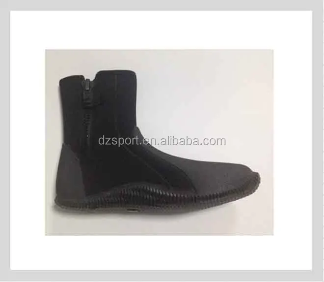 Professional Vulcanized Neoprene rubber boots Neoprene scuba diving boots