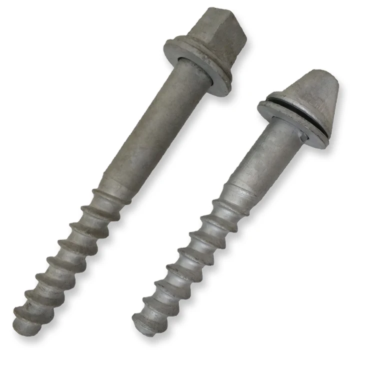 Rail Screw Spike for fixing rail onto concrete sleeper