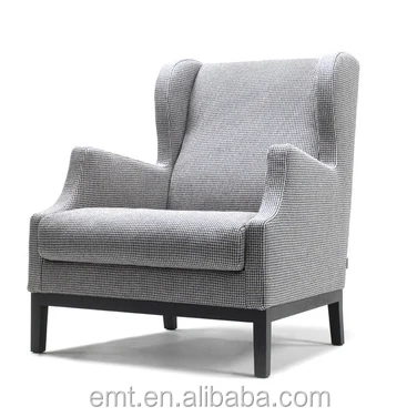 Style Hotel Lobby Chairs, Antique Hotel Lobby Furniture Chinese Fabric Contemporary Solid Wood Strong Wood Frame Hotel Sofa